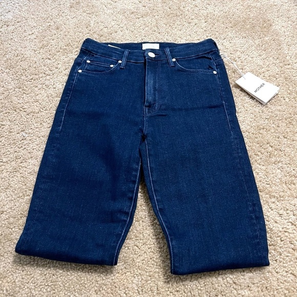 Mother high waisted Looker ankle 24 dark wash new with tags - Picture 5 of 14